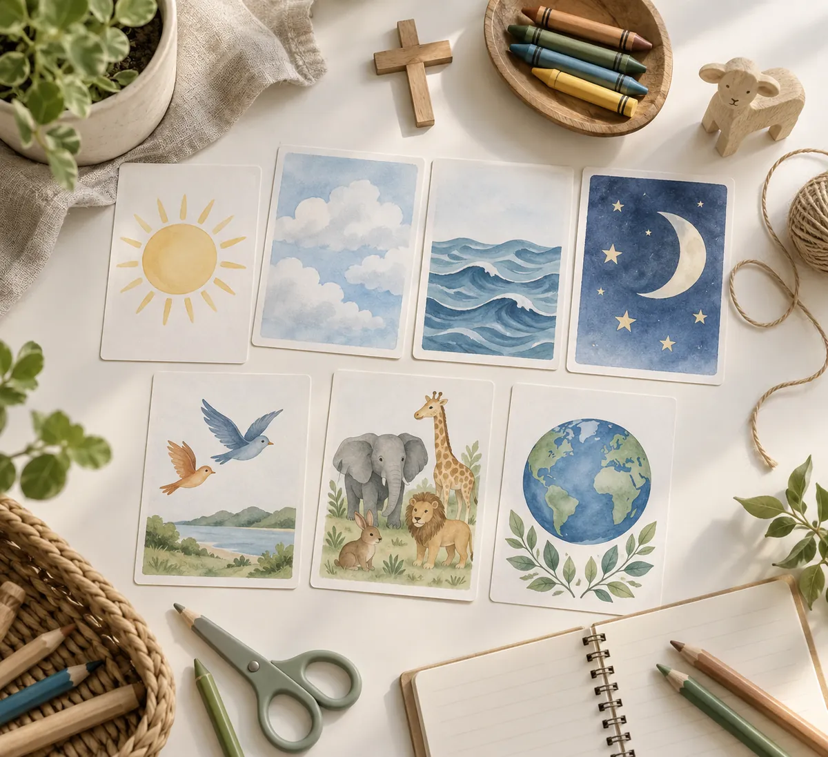 Detail related to How to Teach Kids the Creation Story in 7 Simple Days