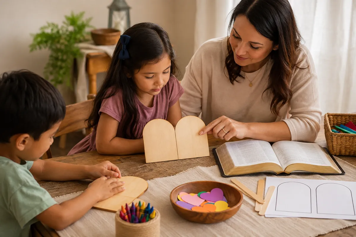 How to Teach Kids the Ten Commandments (Without a Boring List)